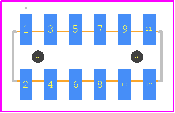 0877620025 - Molex PCB footprint - Other - Other - 0877620025-2
