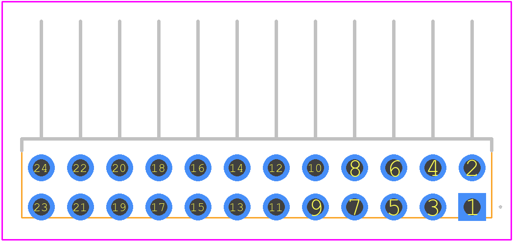 0877602446 - Molex PCB footprint - Other - Other - 0877602446-2