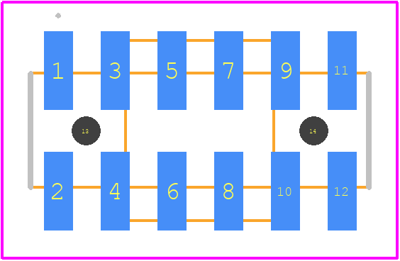 0877621214 - Molex PCB footprint - Other - Other - 0877621214-4