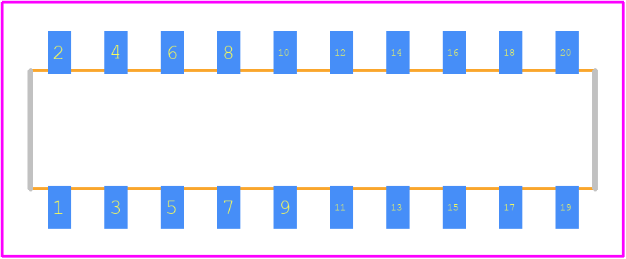 0873812073 - Molex PCB footprint - Other - Other - 0873812073-3