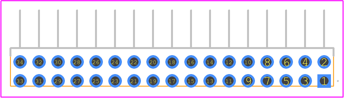 0877603417 - Molex PCB footprint - Other - Other - 0877603417-1