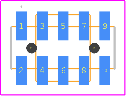 0877596910 - Molex PCB footprint - Other - Other - 0877596910-2