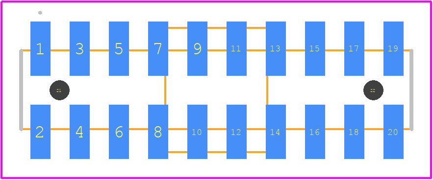 0877598203 - Molex PCB footprint - Other - Other - 0877598203-2