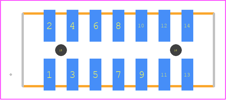1511180464 - Molex PCB footprint - Other - Other - 1511180464