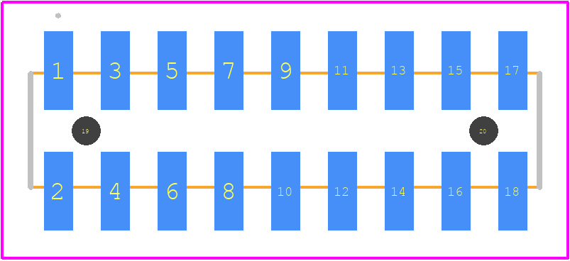 0877591851 - Molex PCB footprint - Other - Other - 0877591851-3