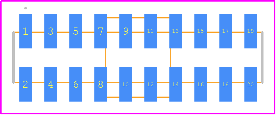 0877598054 - Molex PCB footprint - Other - Other - 0877598054-1