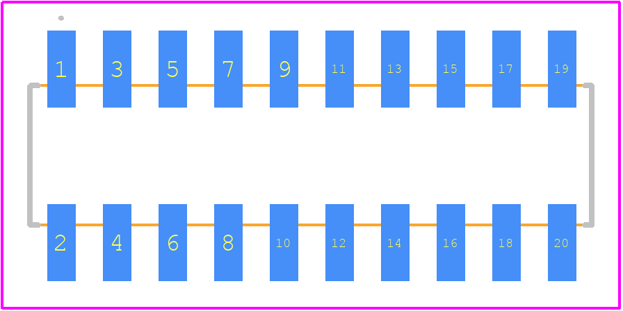 0873681121 - Molex PCB footprint - Other - Other - 0873681121-1