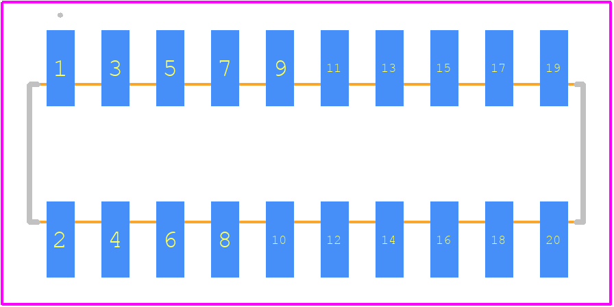 0873680321 - Molex PCB footprint - Other - Other - 0873680321-2