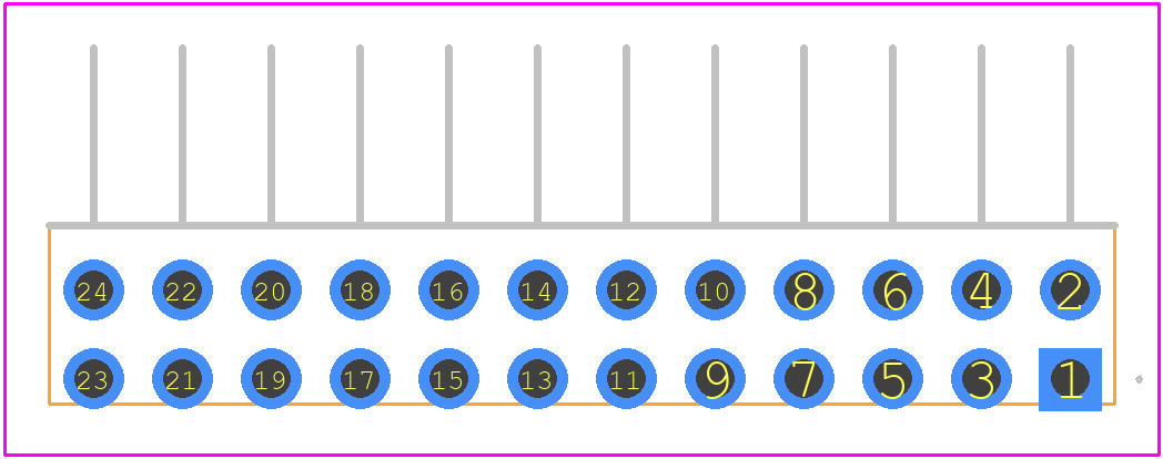 0877602418 - Molex PCB footprint - Other - Other - 0877602418-2