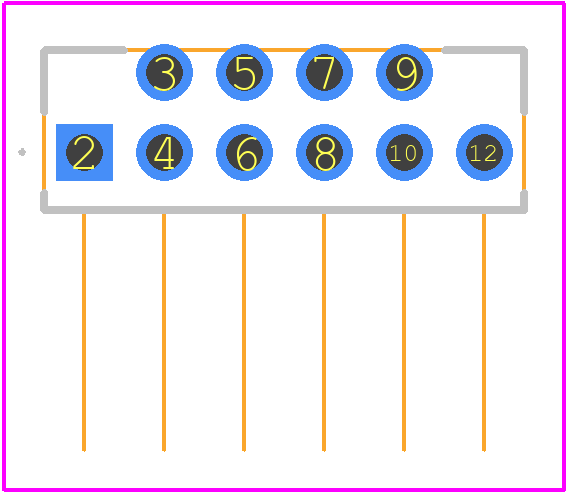 0877601249 - Molex PCB footprint - Other - Other - 0877601249-1