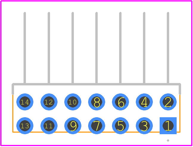0877601446 - Molex PCB footprint - Other - Other - 0877601446-2