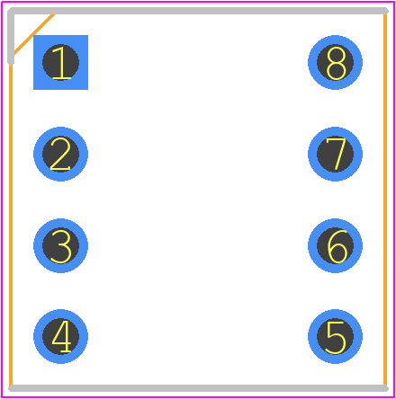 AR-08HZL-TT - ASSMANN WSW components GmbH PCB footprint - Dual-In-Line Sockets - Dual-In-Line Sockets - AR 08-HZL