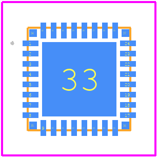 VNFD1248FTR - STMicroelectronics PCB footprint - Other - Other - VFQFN 5X5X0.9 32+4L WETT. FLANKS_2026-1