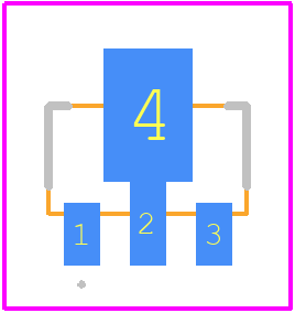BCX54-TPQ4 - MCC PCB footprint - Other - Other - SOT- 89