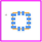 ALM1412 - Diodes Incorporated PCB footprint - Other - Other -  X1-QFN1616-12 (Type AX) 