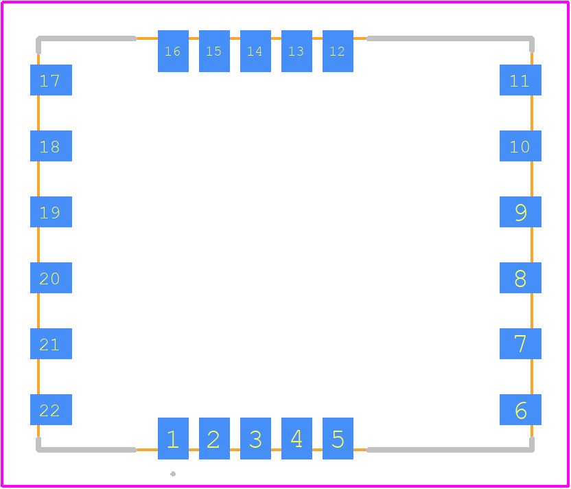 V22TC065S1X01T - VisIC Technologies PCB footprint - Other - Other - 18 X 15 X 3.3mm