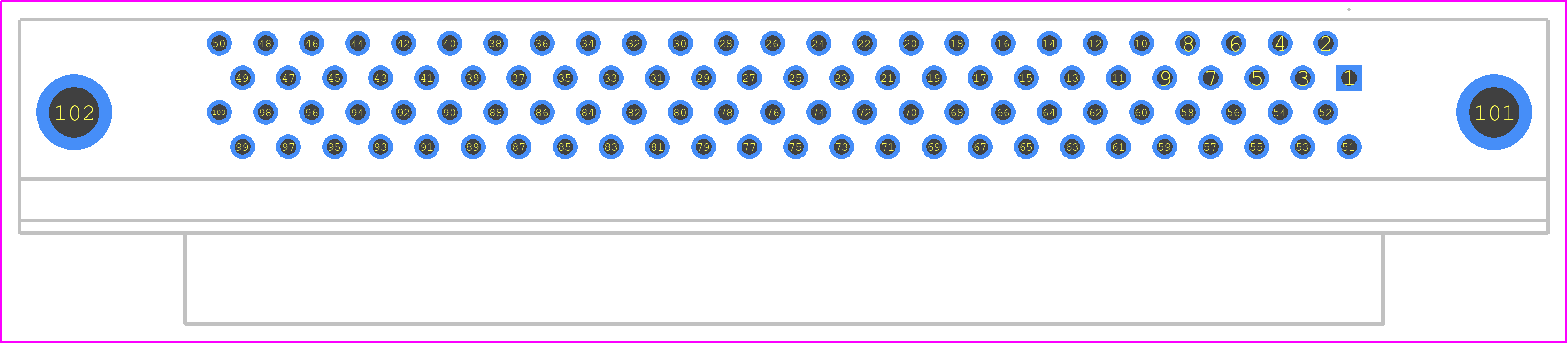 5787362-9 - TE Connectivity PCB footprint - Other - Other - 5787362-9-1