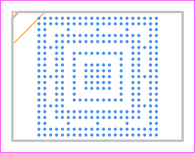 MPFS095T-1FCSG325T2 - Microchip PCB footprint - BGA - BGA - 325-Ball Low Profile Fine Pitch Ball Grid Array (LKC) - 14.5x11x1.44 mm Body [LFBGA]