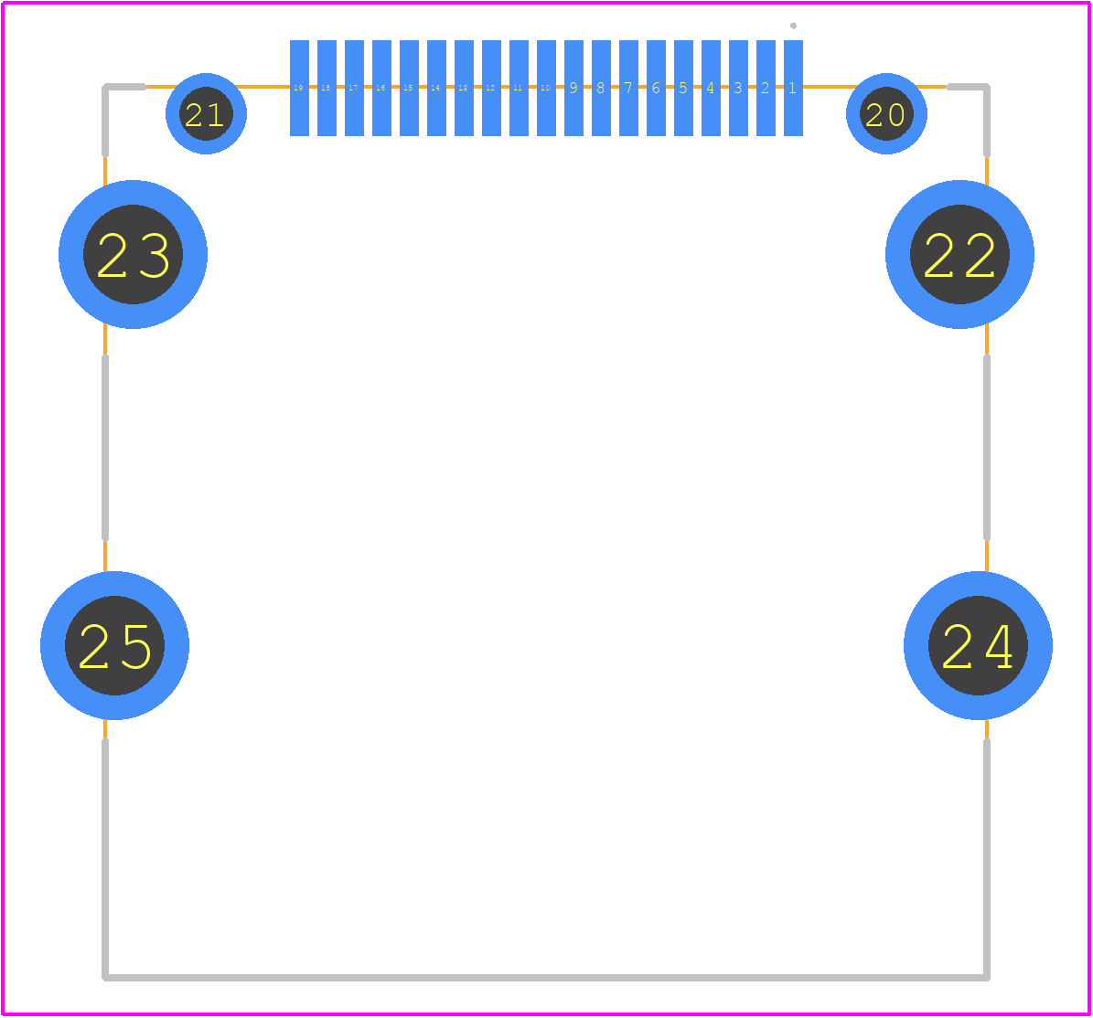HIE-N19R-S02A - J.S.T. PCB footprint - Other - Other - HIE-N19R-S02A-2