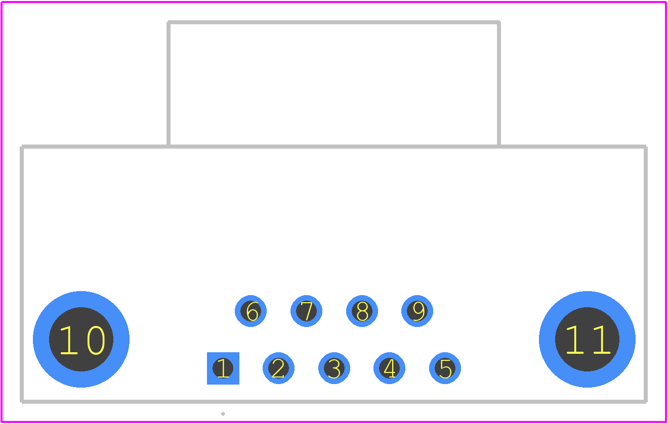 5747844-3 - TE Connectivity PCB footprint - Other - Other - 5747844-3-1