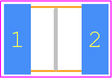 C1812K104K5RVL7189 - Yageo Group PCB footprint - Capacitor Chip Non-polarised - Capacitor Chip Non-polarised - 1812 / 4532-1