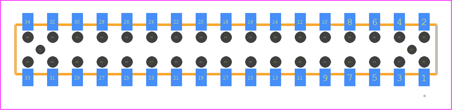 CLT-117-02-L-D-BE-A - SAMTEC PCB footprint - Other - Other - CLT-117-02-YY-D-BE-A