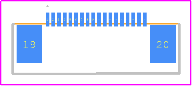 1-2492111-8 - TE Connectivity PCB footprint - Other - Other - 1-2492111-8-1