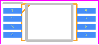 MCS2305B-TP - MCC PCB footprint - Small Outline Packages - Small Outline Packages - MCS2305B-TP