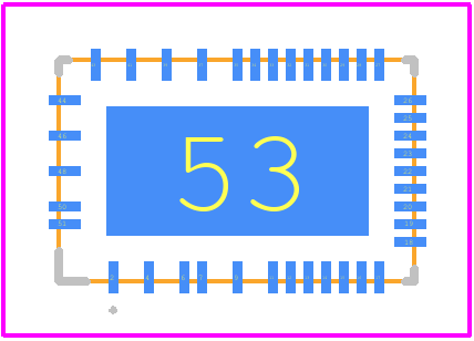 LT3597EUHG#PBF - Analog Devices PCB footprint - Other - Other - UHG PACKAGE VARIATION: UHG52(39) 52-LEAD (5mm × 8mm) PLASTIC QFN_2024-12