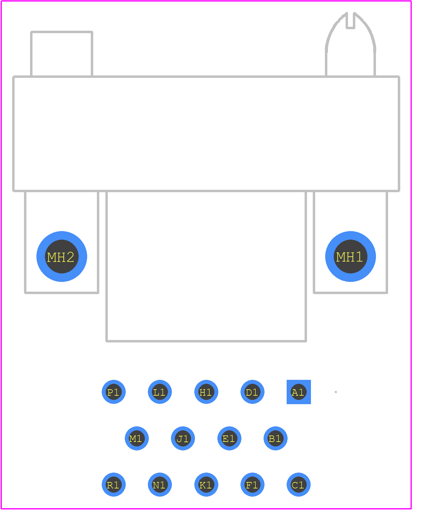 GAPL14F0N0LB/AA - Positronic PCB footprint - Other - Other - GAPL14F0N0LB/AA-2