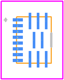 MP8762GLE-Z - Monolithic Power Systems (MPS) PCB footprint - Other - Other - MP8762GLE-Z-1