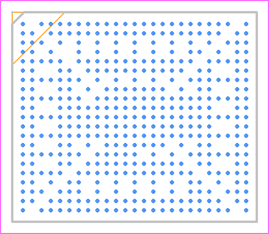 SAMA7G54D4GT-I/4UB-SL3 - Microchip PCB footprint - BGA - BGA - 427-Ball Thin Fine-Pitch Ball Grid Array (4UB) - 21x18x1.2 mm Body [TFBGA]_2026-1.11