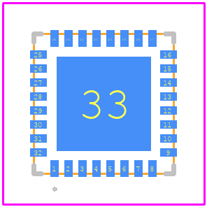 PE42850 - Peregrine Semiconductor PCB footprint - Other - Other - 32-lead 5 × 5 mm QFN_2026-1