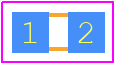 CH0603-250RJNTB - Vishay PCB footprint - Resistor Chip - Resistor Chip - 0603_2026