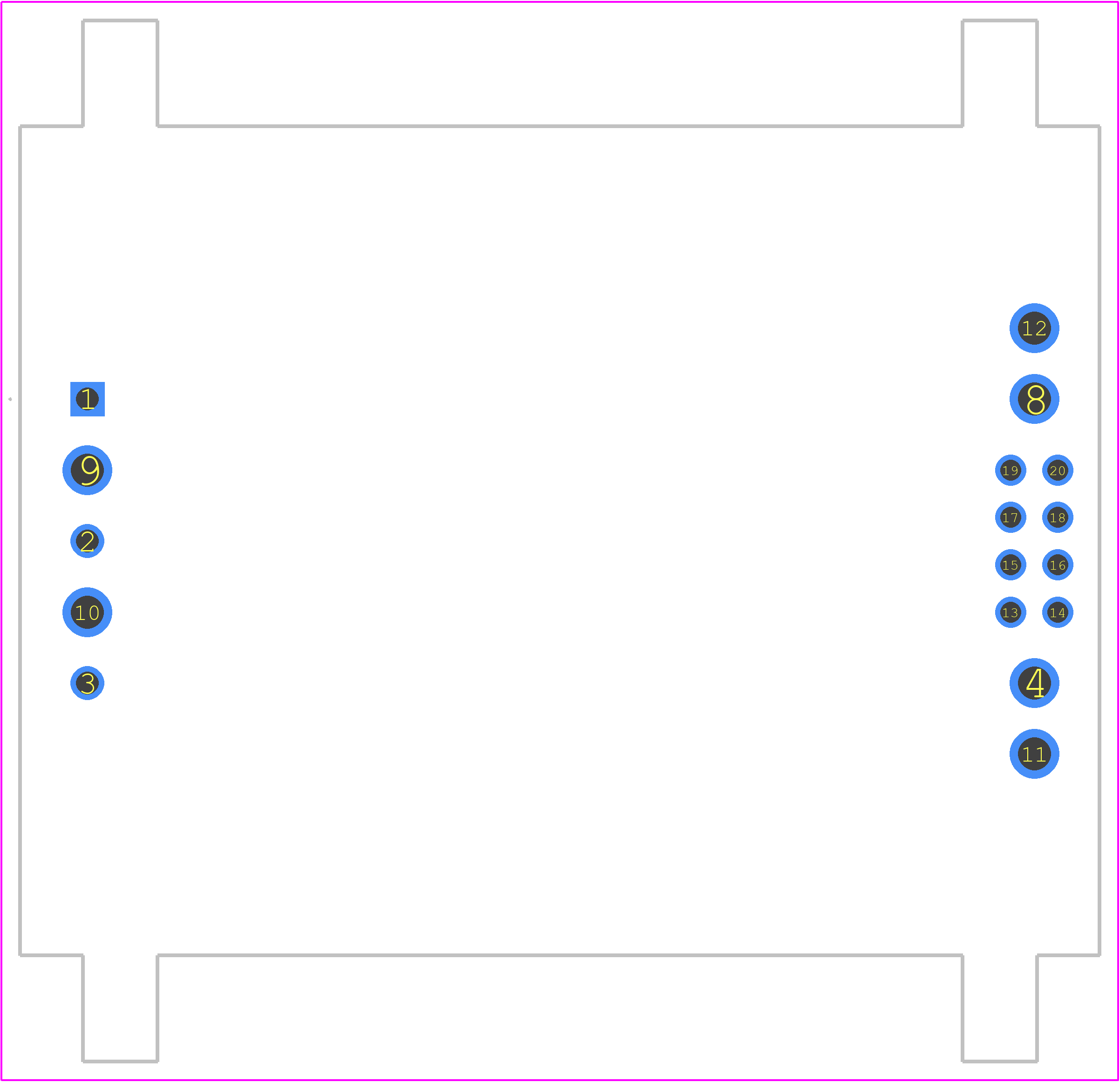 I9C2W050A240V-0C3-R - TDK Lambda PCB footprint - Other - Other - I9C2W050A240V-0C3-R-5