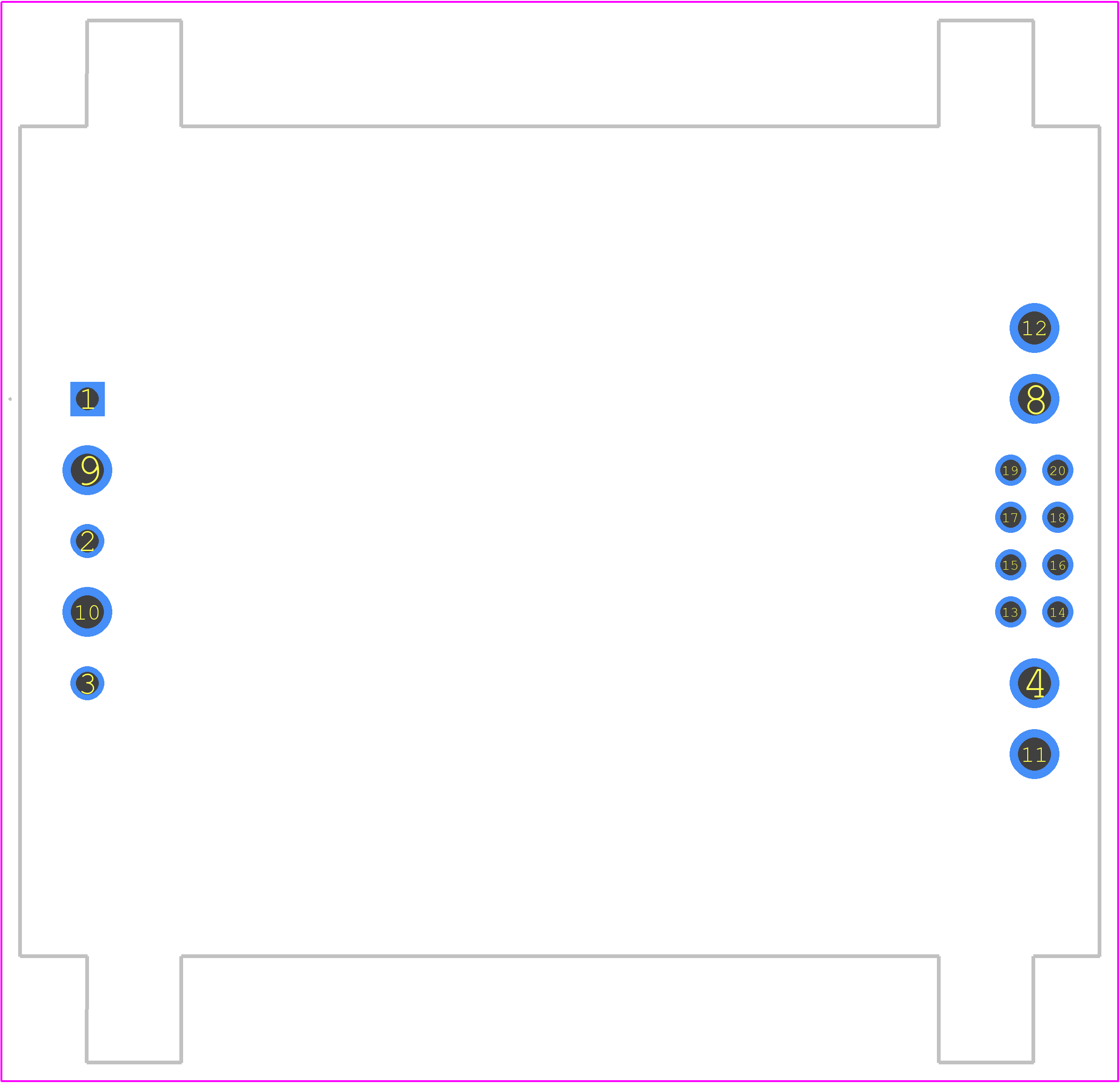 I9C2W050A240V-NC3-R - TDK Lambda PCB footprint - Other - Other - I9C2W050A240V-NC3-R-2