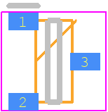 2N7002P - NXP PCB footprint - SOT23 (3-Pin) - SOT23 (3-Pin) - SOT23_2026-2.2