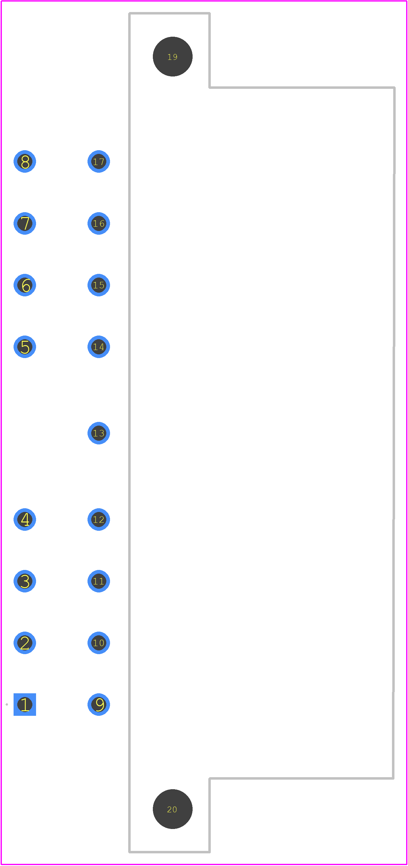 171366-1 - TE Connectivity PCB footprint - Other - Other - 171366-1-4