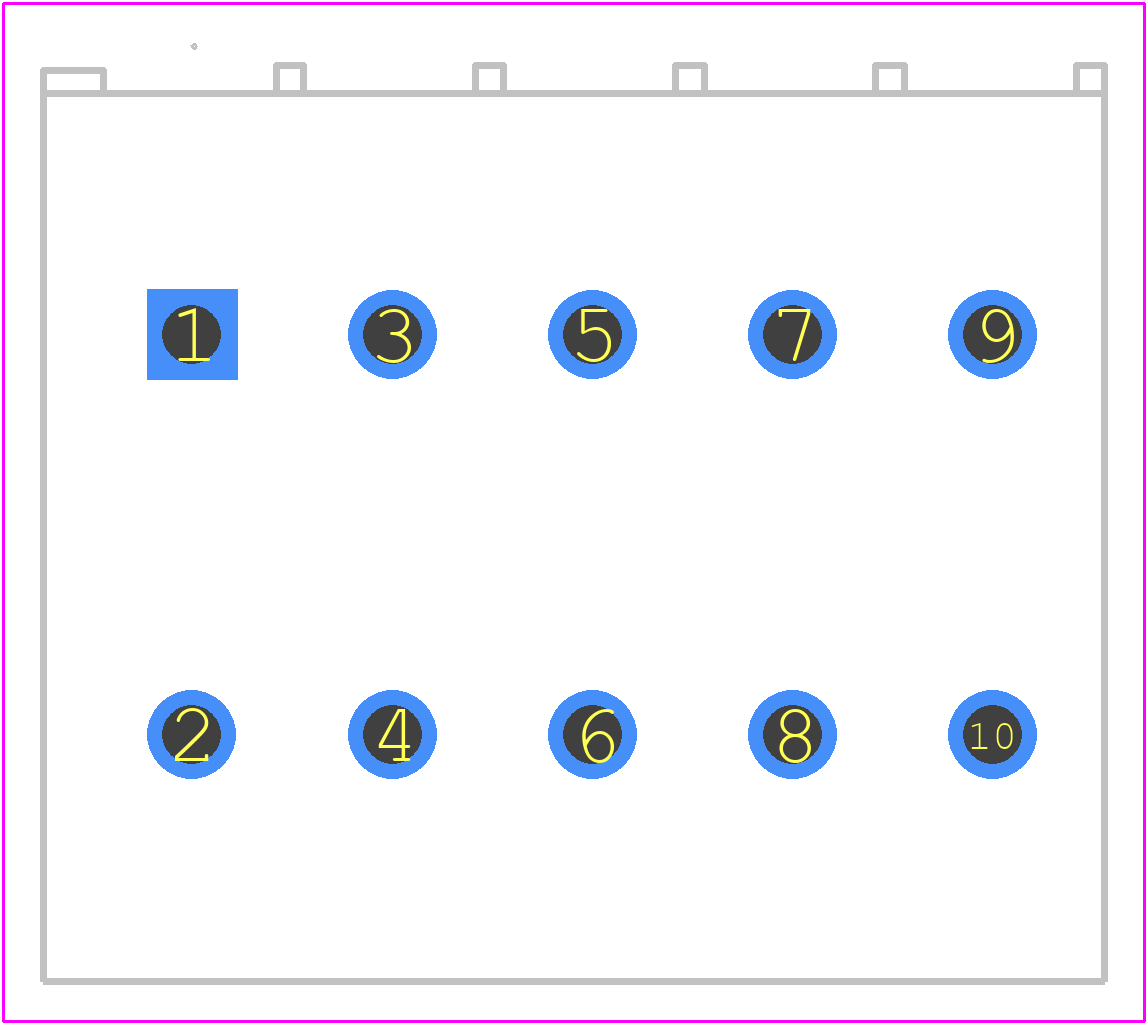 745-105 - Wago PCB footprint - Other - Other - 745-105-1