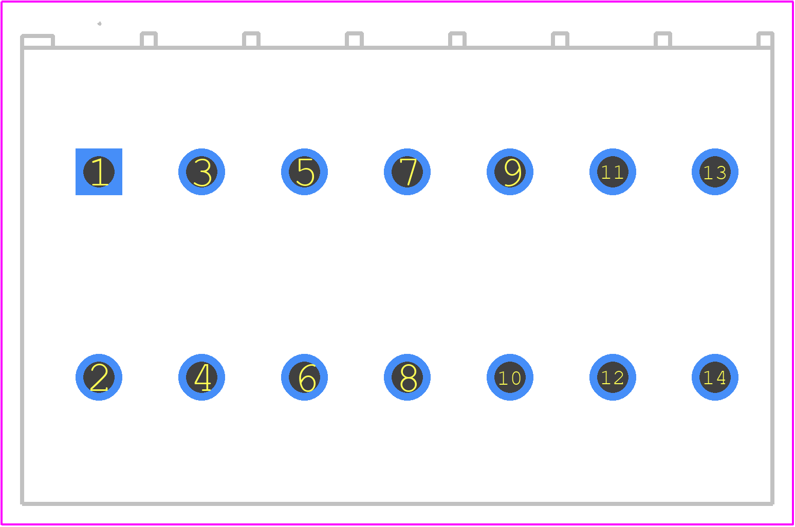 745-107 - Wago PCB footprint - Other - Other - 745-107-1