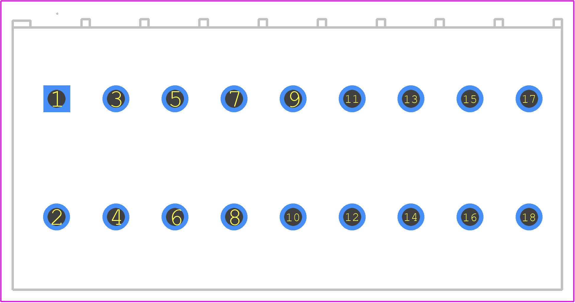 745-109 - Wago PCB footprint - Other - Other - 745-109-1