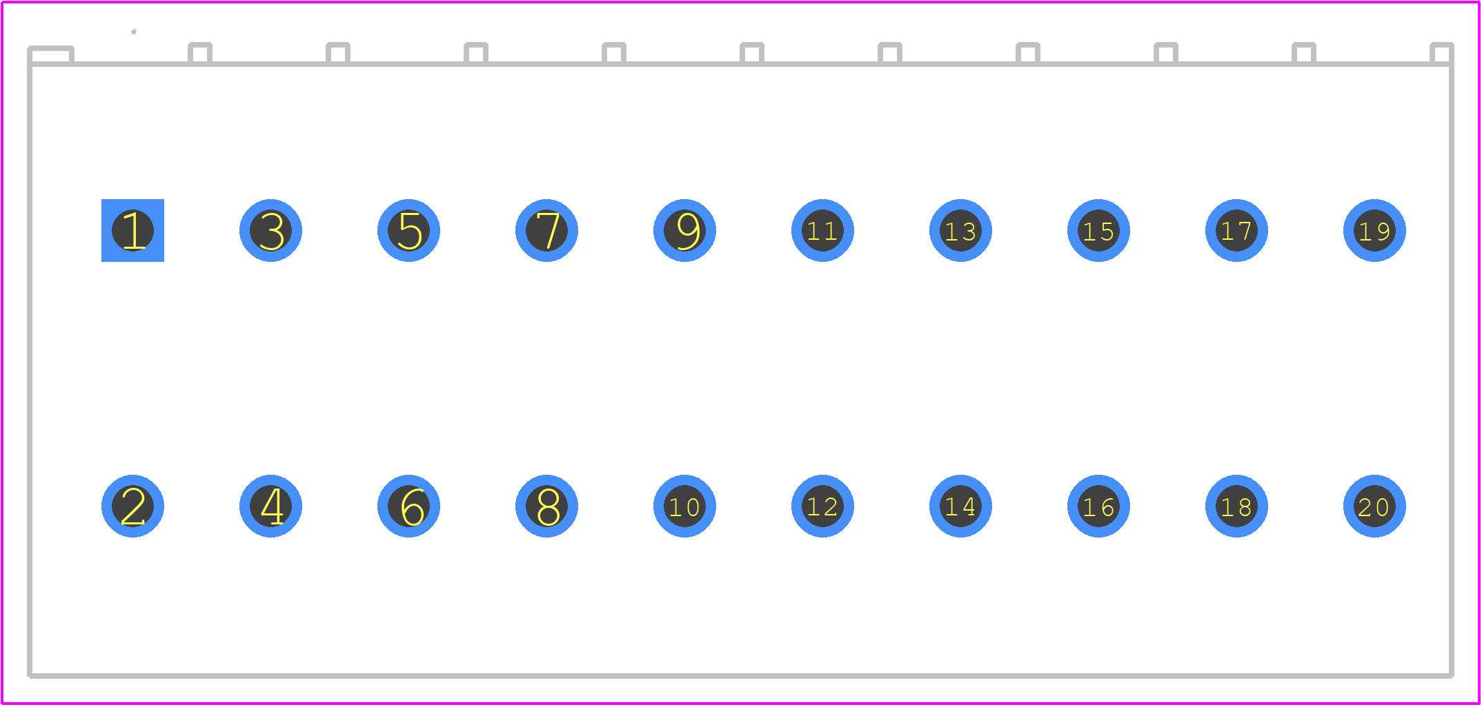 745-110 - Wago PCB footprint - Other - Other - 745-110-1
