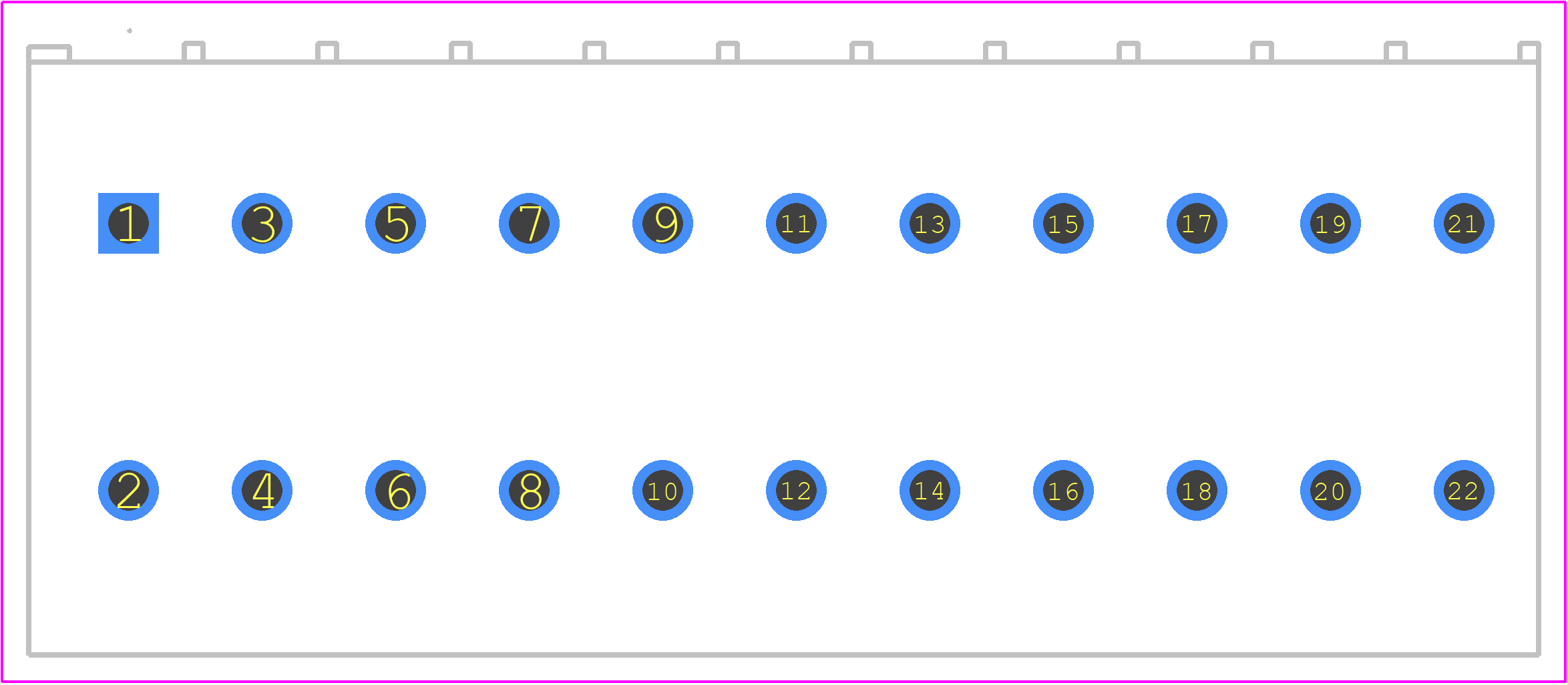 745-111 - Wago PCB footprint - Other - Other - 745-111-1