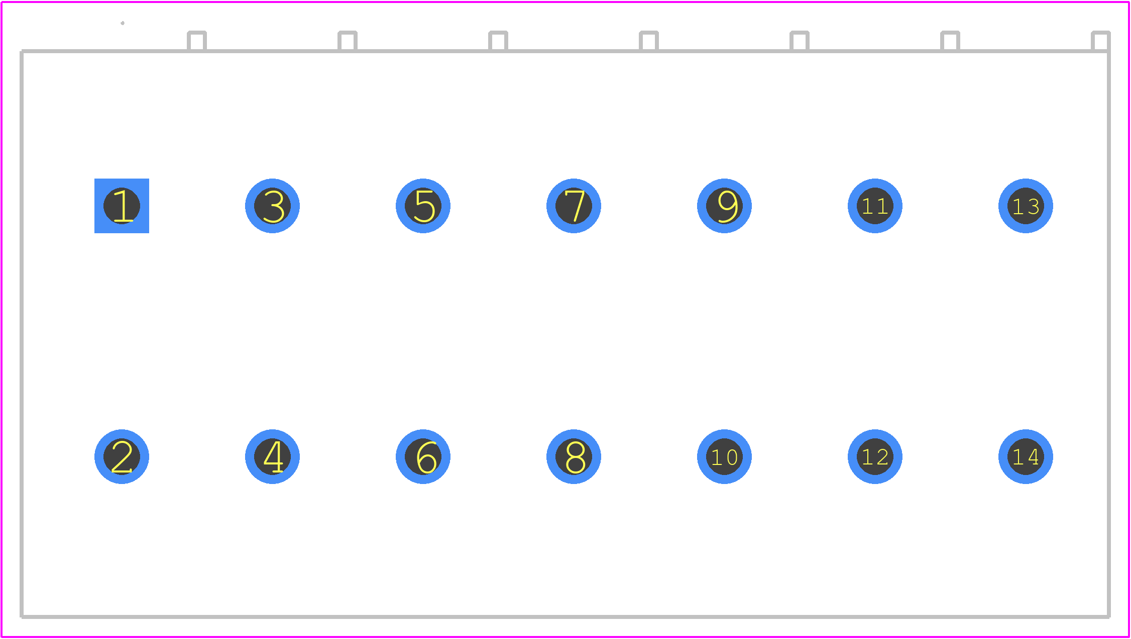 745-307 - Wago PCB footprint - Other - Other - 745-307-1