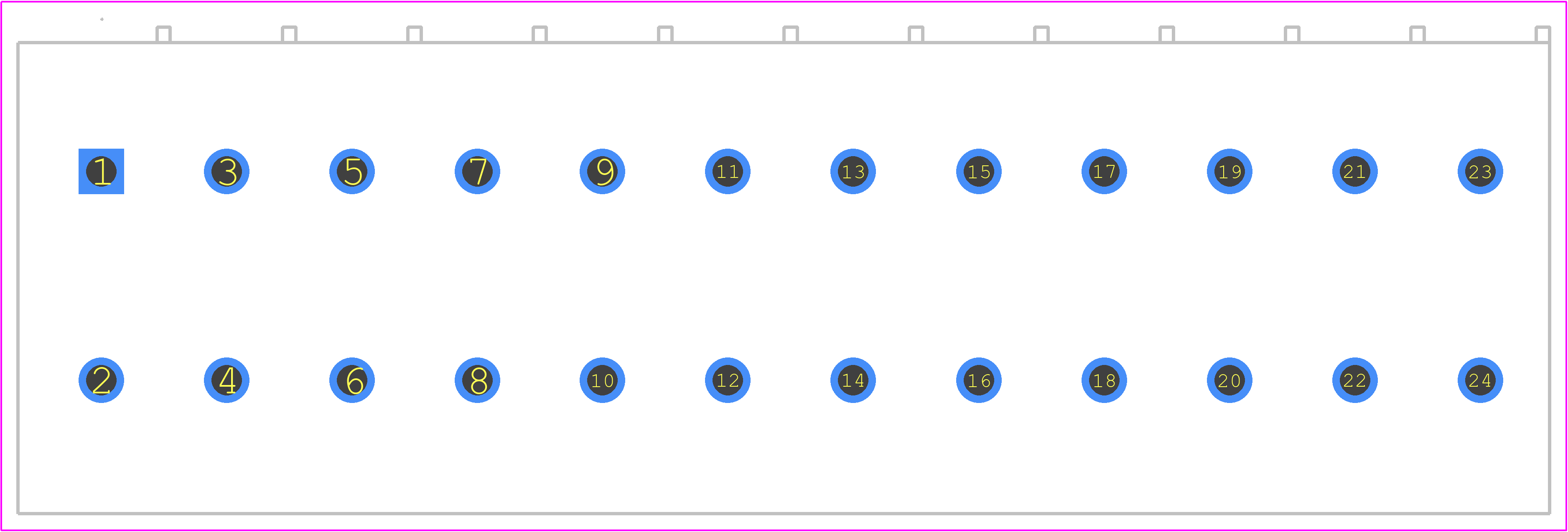745-312 - Wago PCB footprint - Other - Other - 745-312-1