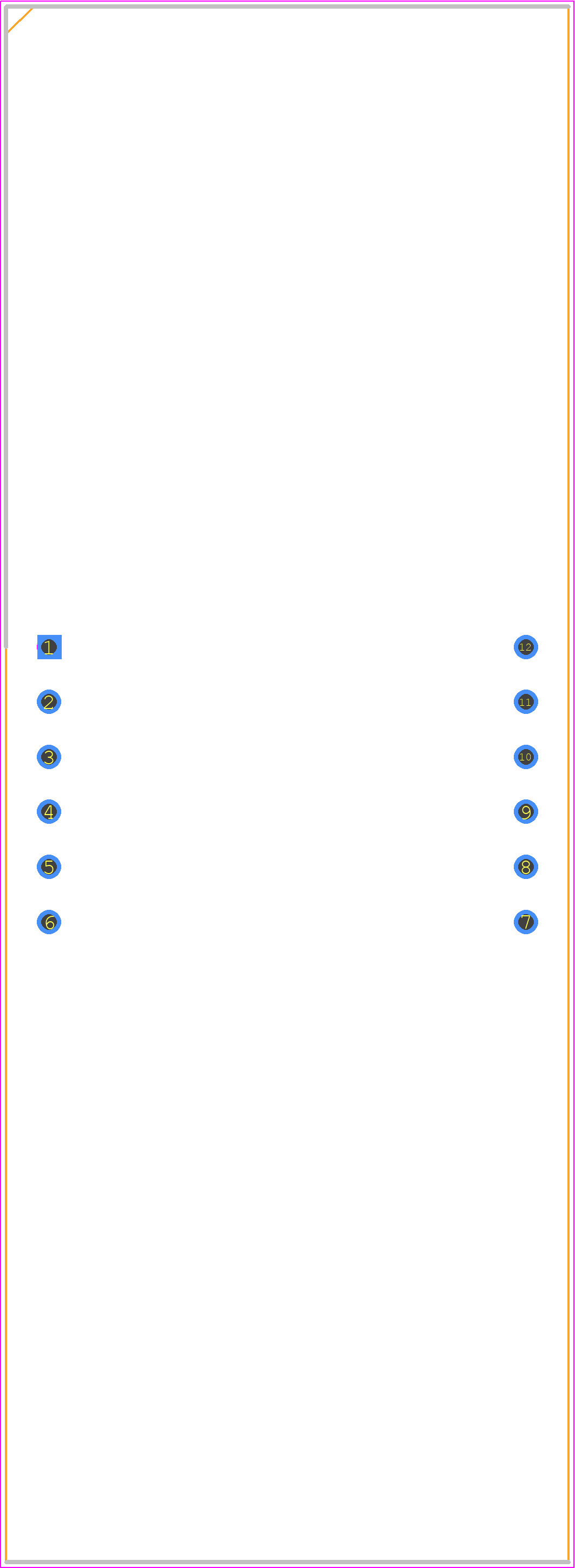 KW4-802CVB - Luckylight PCB footprint - Dual-In-Line Sockets - Dual-In-Line Sockets - KW4-802CVB