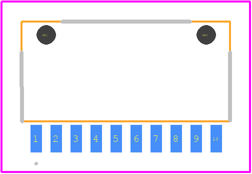 SEI-110-02-G-S-AB - SAMTEC PCB footprint - Other - Other - SEI-110-02-G-S-AB-1