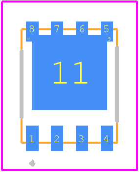 CMS70N04H8-HF - Comchip Technology PCB footprint - Other - Other - DFN5x6(PR-PAK)
