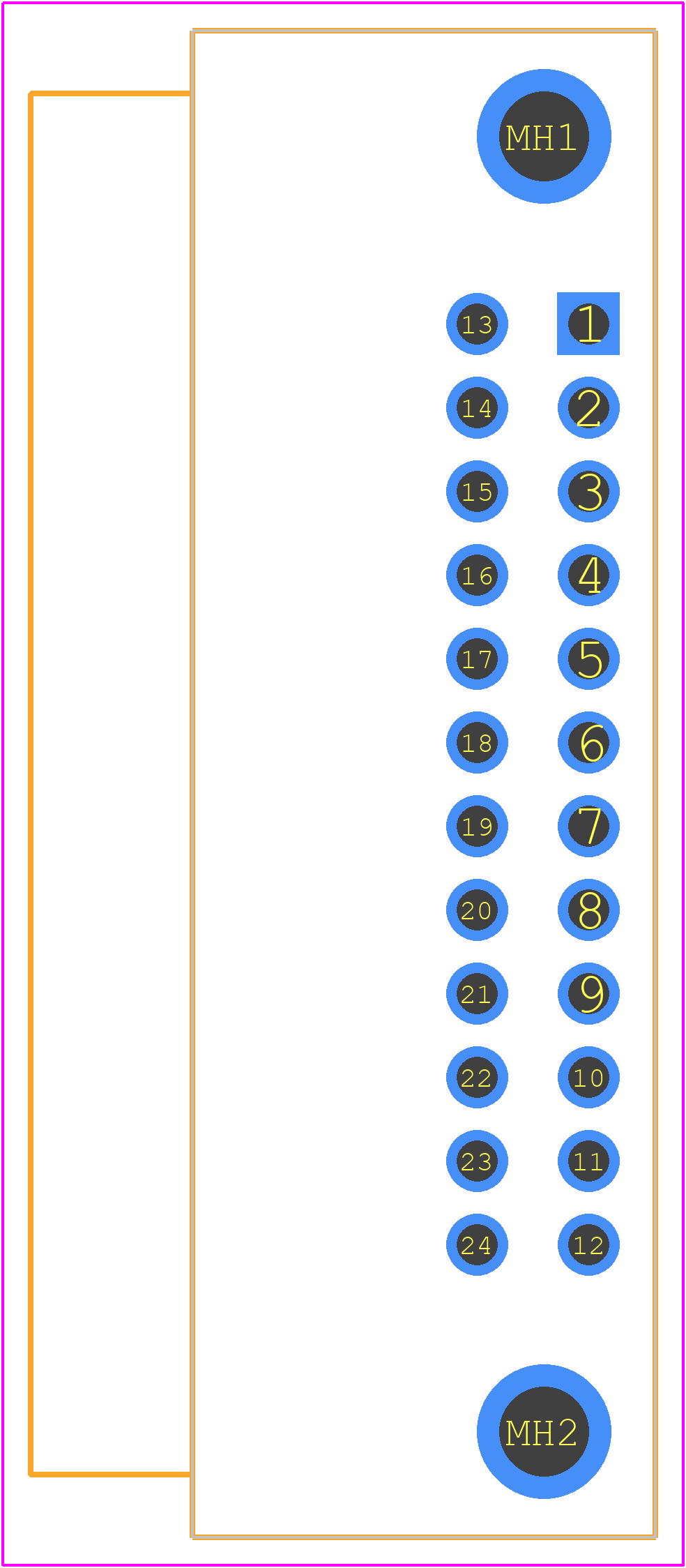12092320 - Aptiv PCB footprint - Other - Other - 12092320-1