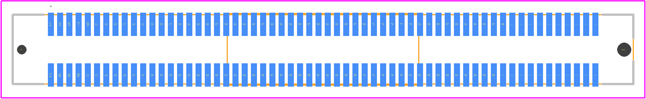 10140607-121802LF - Amphenol PCB footprint - Other - Other - 10140607-121802LF-4